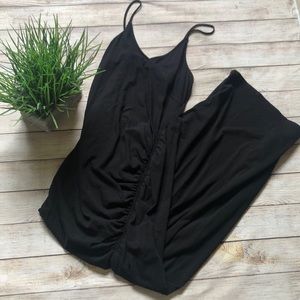 Express Black Ruched Maxi Dress M  *FINAL PRICE*